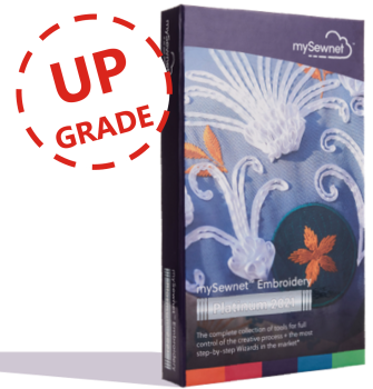 mySewnet Sticksoftware PLATINUM (Verpacktes Upgrade)